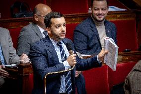 Examination of Draft Finance Bill at the National Assembly - Paris AJ