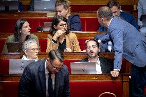 Examination of Draft Finance Bill at the National Assembly - Paris AJ