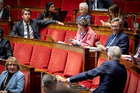 Examination of Draft Finance Bill at the National Assembly - Paris AJ