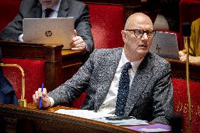 Examination of Draft Finance Bill at the National Assembly - Paris AJ