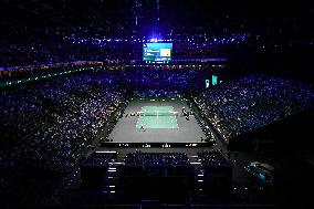 Giovanni Mpetshi Perricard vs Grigor Dimitrov at Rolex Paris Masters 2025 in Paris FA