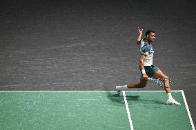 Giovanni Mpetshi Perricard vs Grigor Dimitrov at Rolex Paris Masters 2025 in Paris FA