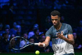 Giovanni Mpetshi Perricard vs Grigor Dimitrov at Rolex Paris Masters 2025 in Paris FA