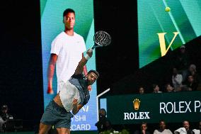 Giovanni Mpetshi Perricard vs Grigor Dimitrov at Rolex Paris Masters 2025 in Paris FA