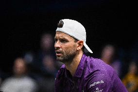 Giovanni Mpetshi Perricard vs Grigor Dimitrov at Rolex Paris Masters 2025 in Paris FA