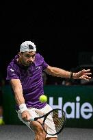 Giovanni Mpetshi Perricard vs Grigor Dimitrov at Rolex Paris Masters 2025 in Paris FA