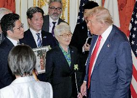 U.S. President Trump meets kin of abductees