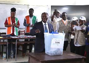 Alassane Ouattara Wins Presidential Election - Abidjan