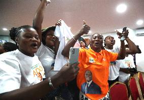 Alassane Ouattara Wins Presidential Election - Abidjan