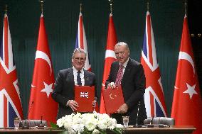 Recep Tayyip Erdogan Meets Keir Starmer - Ankara