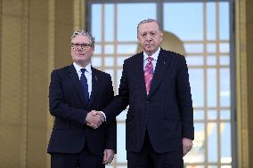 Recep Tayyip Erdogan Meets Keir Starmer - Ankara