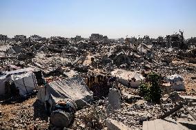 Destroyed Buildings In Jabalia Refugee Camp - Gaza