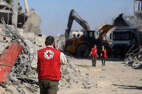 Destroyed Buildings In Jabalia Refugee Camp - Gaza