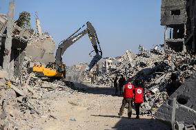 Destroyed Buildings In Jabalia Refugee Camp - Gaza