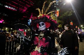 Mega Procession of the Catrinas for Day of the Dead - Mexico City