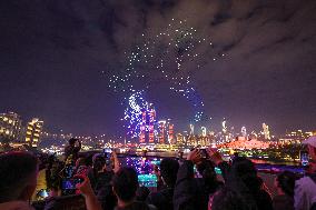 Drone Light Show Celebrates World Cities Day - Chongqing