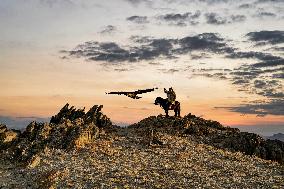 Kazakh Eagle Hunters Preserve Ancient Tradition - Mongolia