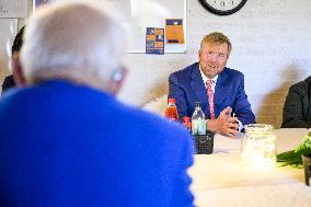 King Willem-Alexander Visits Interchurch Diaconal Consultation - Lelystad
