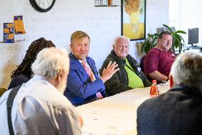 King Willem-Alexander Visits Interchurch Diaconal Consultation - Lelystad