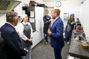 King Willem-Alexander Visits Interchurch Diaconal Consultation - Lelystad