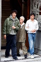 Glenn Close Walks In Madrid With Los Javis