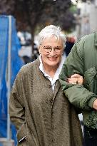 Glenn Close Walks In Madrid With Los Javis