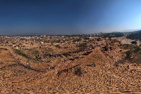 Camels Gather For Annual Fair In Pushkar - India