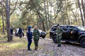Queen Maxima Visits Royal Netherlands Marechaussee Training - Netherlands