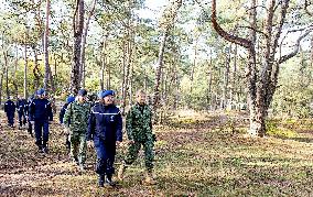 Queen Maxima Visits Royal Netherlands Marechaussee Training - Netherlands