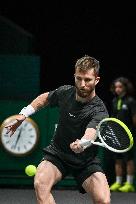 Corentin Moutet vs Reilly Opelka at Rolex Paris Masters 2025 in Paris FA