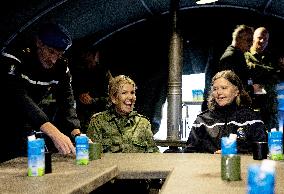 Queen Maxima Visits Royal Netherlands Marechaussee Training - Netherlands