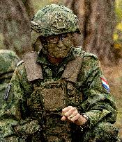 Queen Maxima Visits Royal Netherlands Marechaussee Training - Netherlands