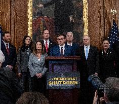 Speaker Johnson Marking The 28th day of the US Government Shutdown - Washington DC