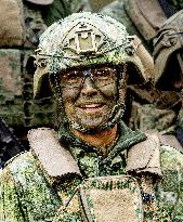 Queen Maxima Visits Royal Netherlands Marechaussee Training - Netherlands