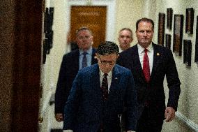 Speaker Johnson Marking The 28th day of the US Government Shutdown - Washington DC