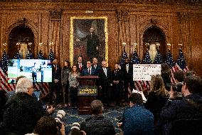 Speaker Johnson Marking The 28th day of the US Government Shutdown - Washington DC