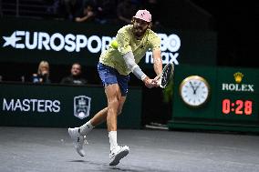 Corentin Moutet vs Reilly Opelka at Rolex Paris Masters 2025 in Paris FA