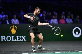 Corentin Moutet vs Reilly Opelka at Rolex Paris Masters 2025 in Paris FA