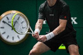 Corentin Moutet vs Reilly Opelka at Rolex Paris Masters 2025 in Paris FA