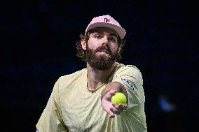 Corentin Moutet vs Reilly Opelka at Rolex Paris Masters 2025 in Paris FA