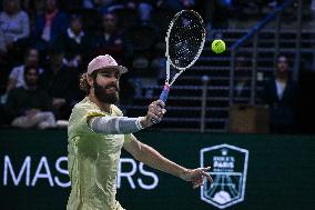 Corentin Moutet vs Reilly Opelka at Rolex Paris Masters 2025 in Paris FA