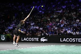 Corentin Moutet vs Reilly Opelka at Rolex Paris Masters 2025 in Paris FA