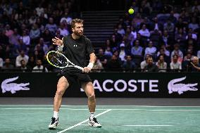 Corentin Moutet vs Reilly Opelka at Rolex Paris Masters 2025 in Paris FA