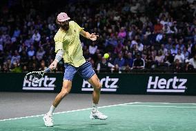 Corentin Moutet vs Reilly Opelka at Rolex Paris Masters 2025 in Paris FA