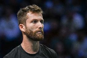 Corentin Moutet vs Reilly Opelka at Rolex Paris Masters 2025 in Paris FA