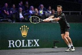 Corentin Moutet vs Reilly Opelka at Rolex Paris Masters 2025 in Paris FA