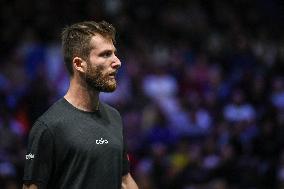 Corentin Moutet vs Reilly Opelka at Rolex Paris Masters 2025 in Paris FA