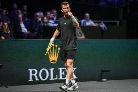 Corentin Moutet vs Reilly Opelka at Rolex Paris Masters 2025 in Paris FA