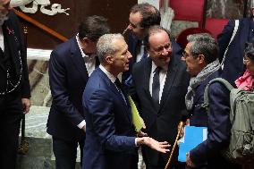 Session of Questions to the Government at the French National Assembly - Paris