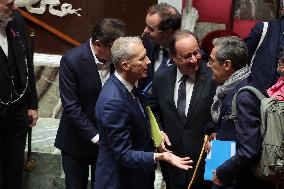 Session of Questions to the Government at the French National Assembly - Paris